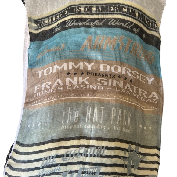 Multicoloured Digital Printed Linen - 60*180 - Picture 1 of 4